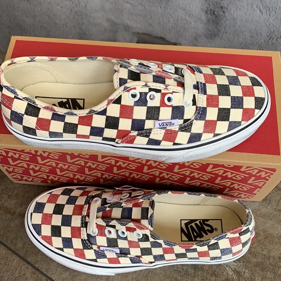 VANS AUTHENTIC WASHED Drsbls/Chili Pepper Men’s - Picture 5 of 16